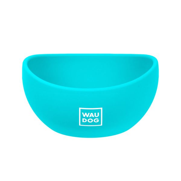 Миска складна Waudog Silicone Bowl, 250 мл, блакитний 50812 фото