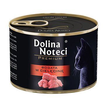 Вологий корм для котів, з телятиною Dolina Noteci Premium Cat, 185 г DN 185 (770) фото