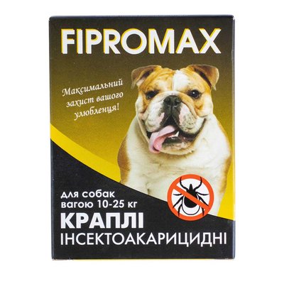 Краплі протипаразитарні для собак 10-25 кг Fipromax НФ-00001693  (F-003) фото