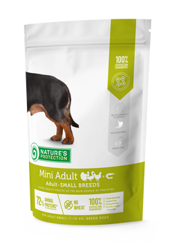 Сухий корм для собак малих порід, з птицею Nature's Protection Mini Adult Small Breeds, 500 г NPS45730 фото