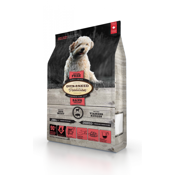 Сухий корм для собак малих порід, з червоним м'ясом Oven-Baked Tradition Grain-Free Red Meat Dog Small Breeds, 1 кг 9807-2.2A фото